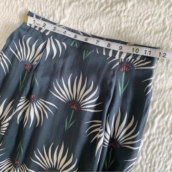 Lulu's Blue Floral Trancoso Side Slit Maxi Skirt XS - Picture 13 of 13